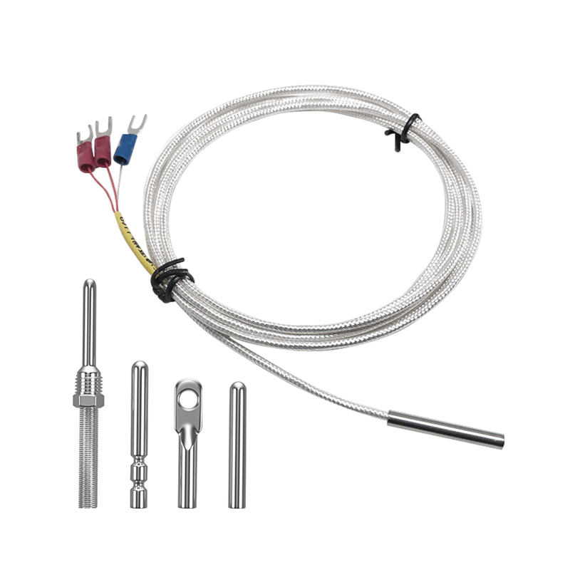 WZP-035 PT100 Sonde 5 × 35 mm Kabel 1–20 m Platin-Widerstandsthermometer RTD Korrosionsbeständiger wasserdichter Korrosionsschutz-Temperatursensor