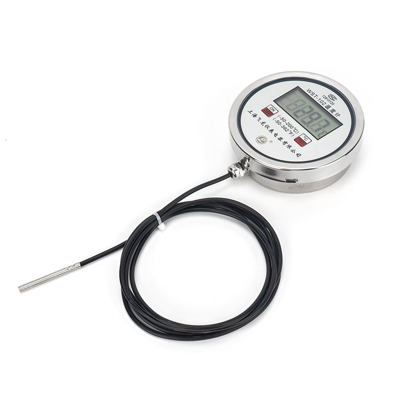 Maßgeschneidertes digitales Bimetall-Thermometer für die industrielle Temperaturmessung. Wasserdichtes Bimetall-Thermometer