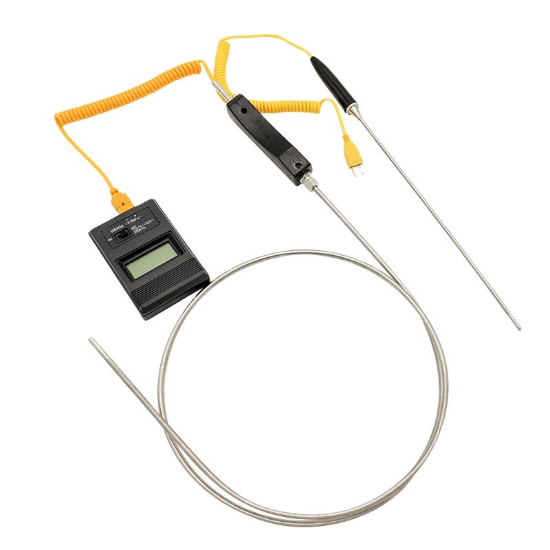 Zertifizierter tragbarer Thermoelement-Temperatursensor vom Typ PT100K, flexible Thermoelement-Messsonde
