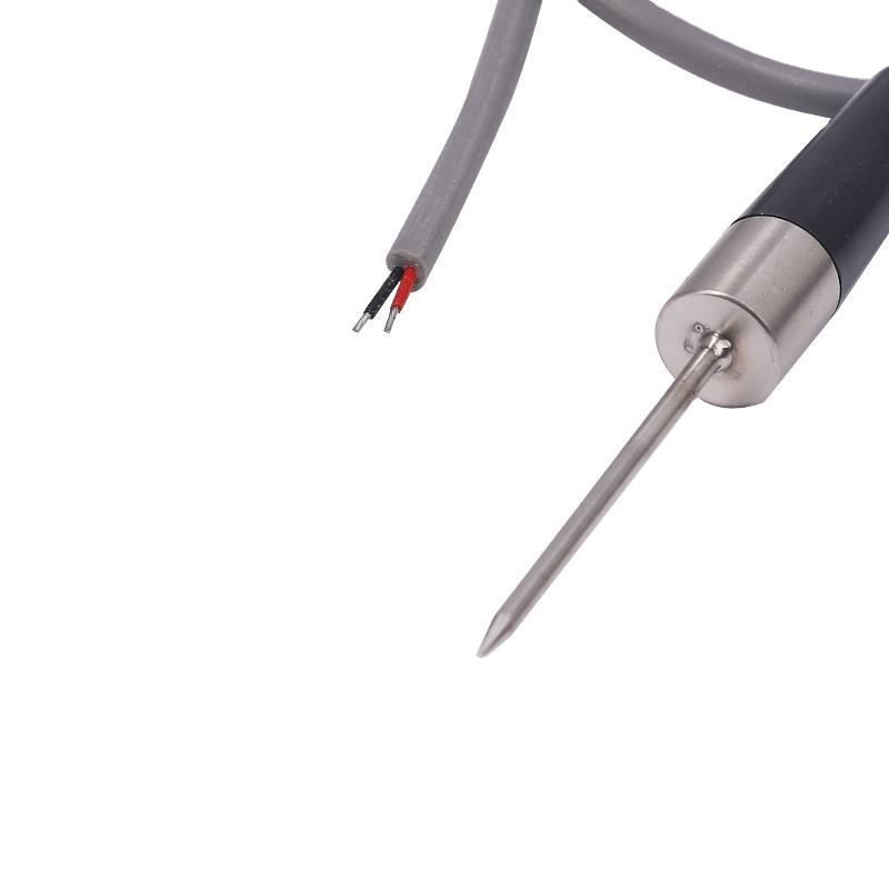 Sonde mit 3 mm Durchmesser, 3-Draht-RTD-Pt100-Temperatursensor. Tragbares 1-Meter-Thermoelement vom K-Typ. Edelstahl-Nadelsonde
